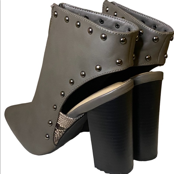 Mark Open Heel Booties - Picture 4 of 7